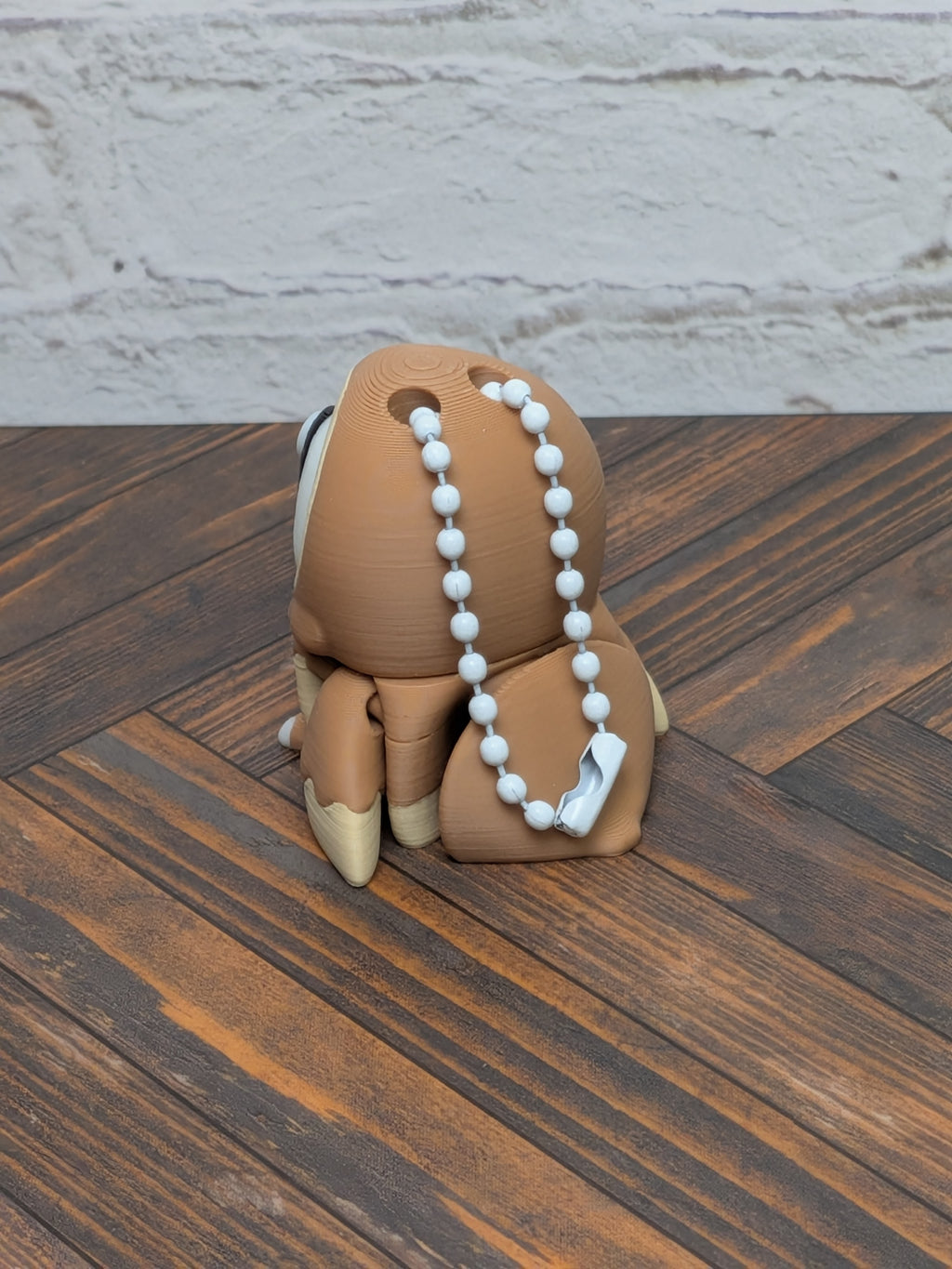 Articulated Owl Keychain Buddy 3D Printed Moveable Wings & Swivel Head Desk Toy
