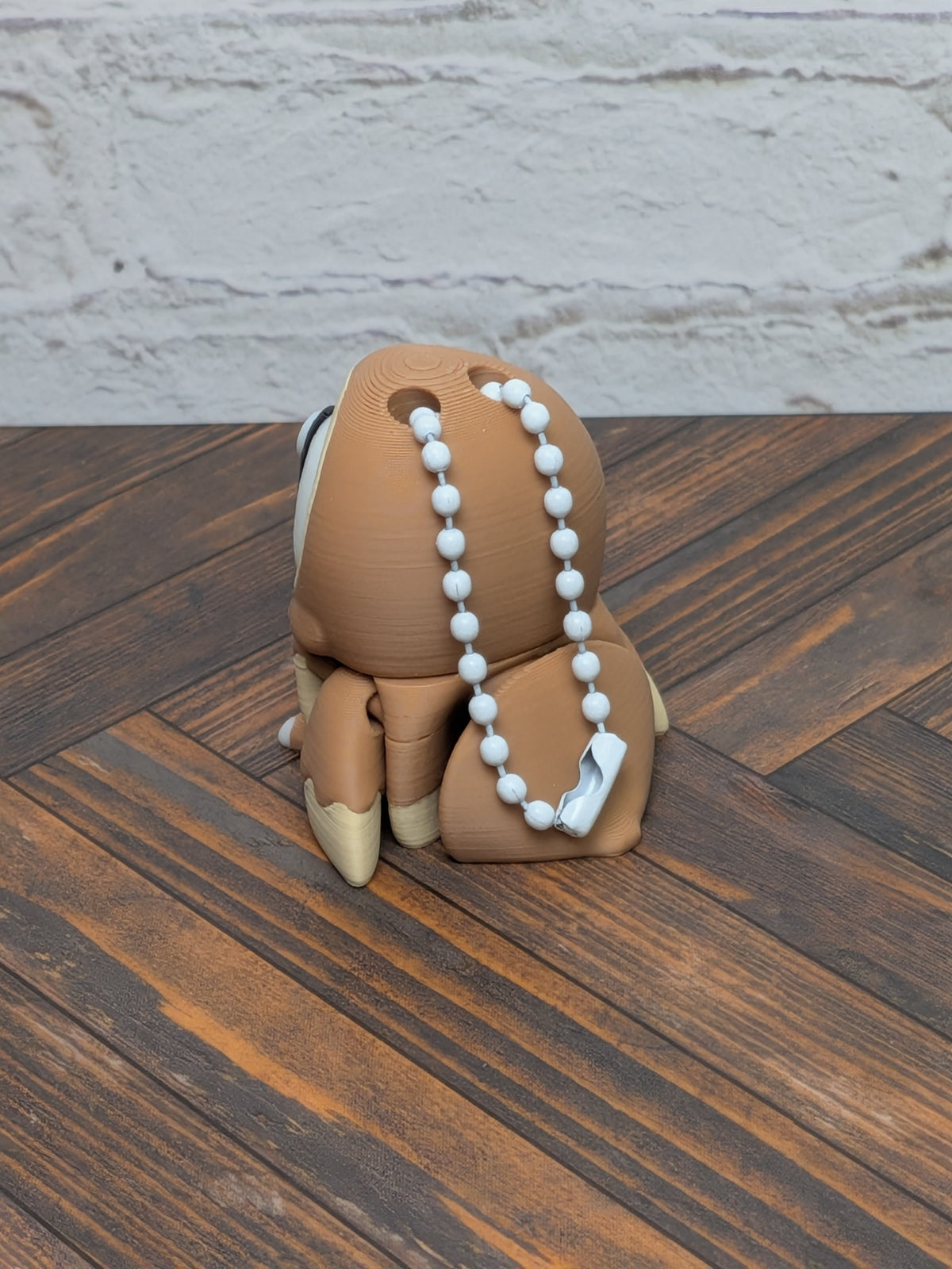 Articulated Owl Keychain Buddy 3D Printed Moveable Wings & Swivel Head Desk Toy