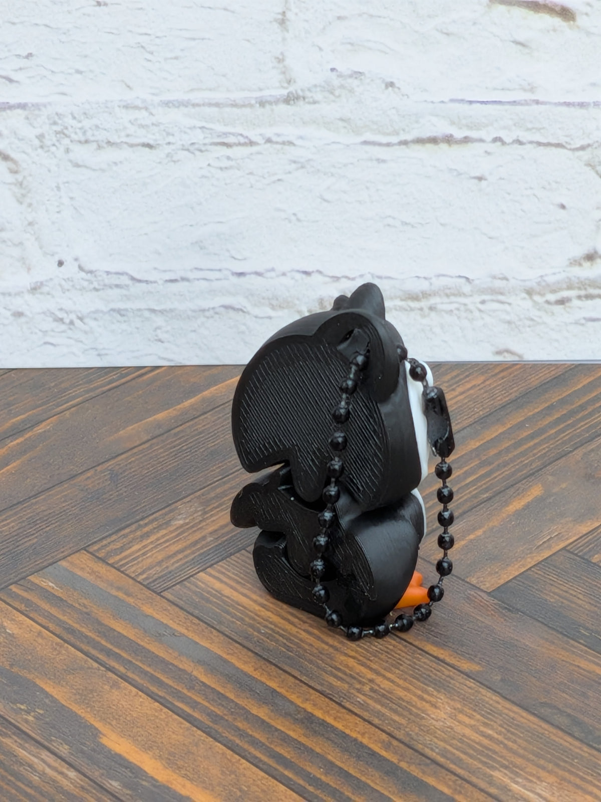 Flexi Penguin Keychain Buddy 3D Printed Articulated Desk Pet Backpack Charm
