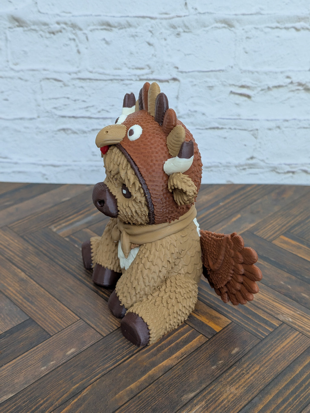 Udderly Thankful Highland Cow Figurines 3D Printed Thanksgiving Turkey & Pumpkin Pie Fall Decor