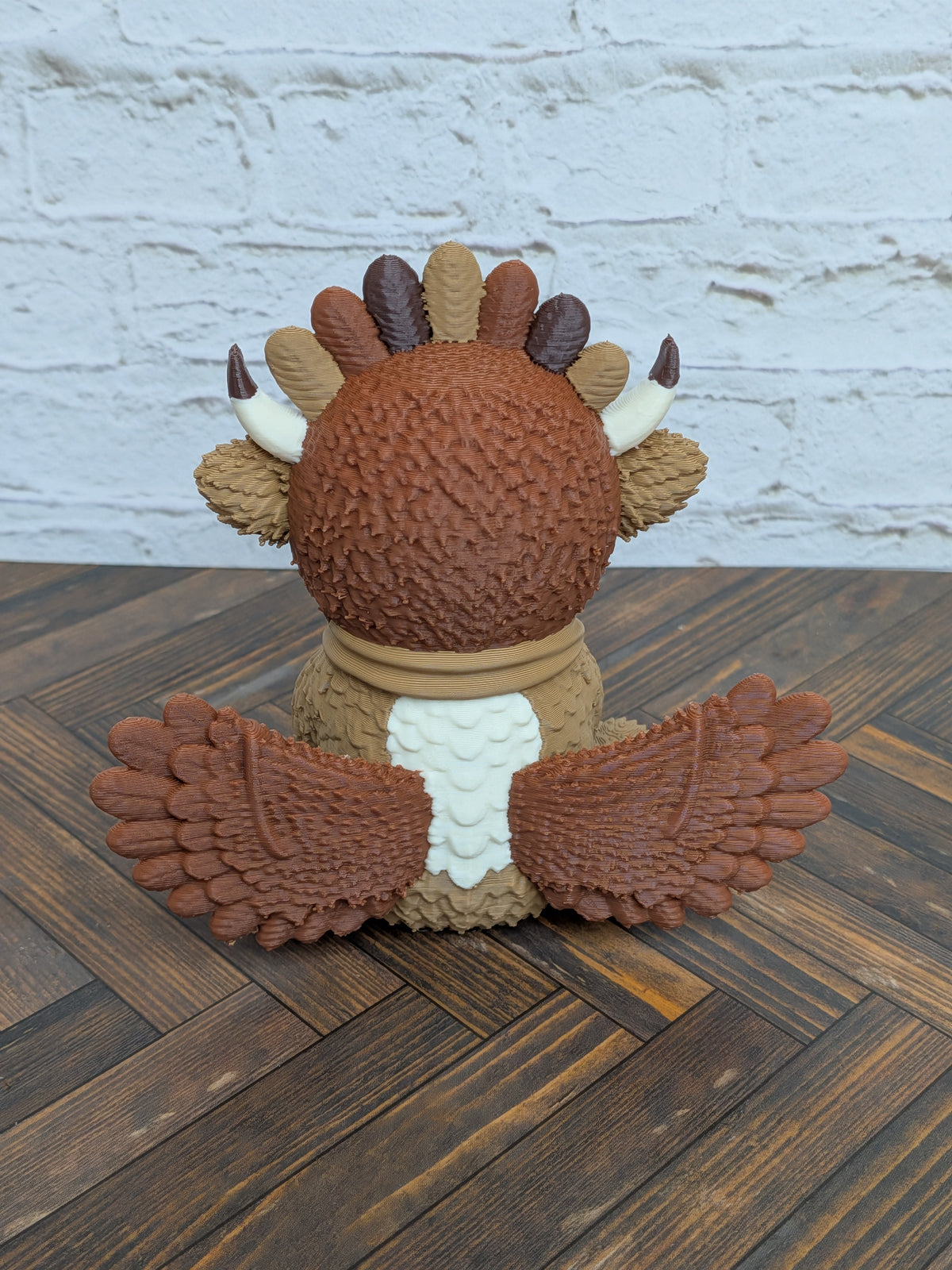 Udderly Thankful Highland Cow Figurines 3D Printed Thanksgiving Turkey & Pumpkin Pie Fall Decor