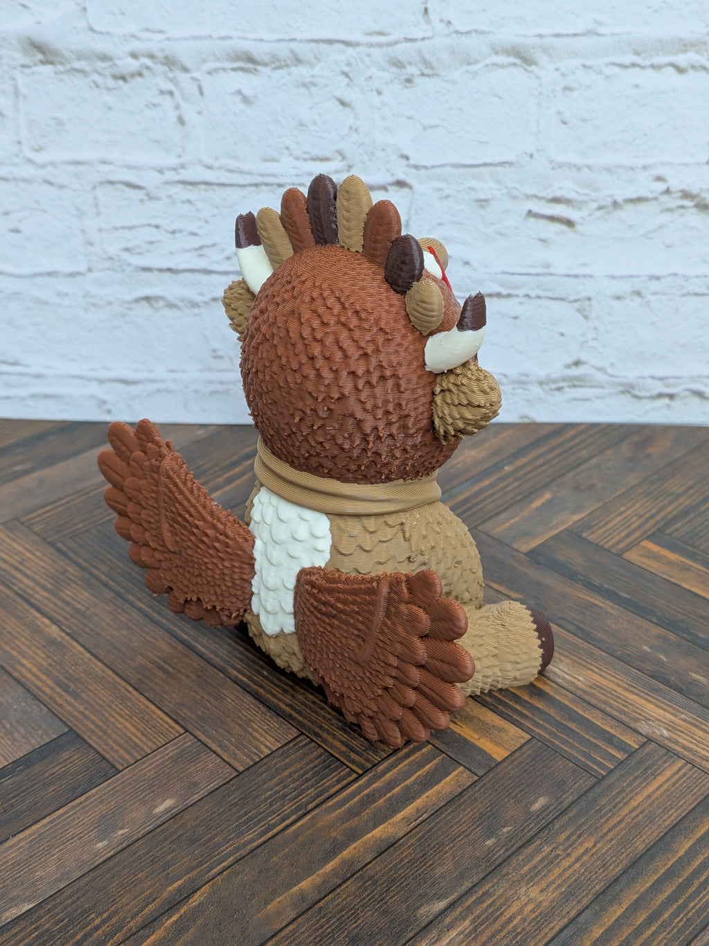 Udderly Thankful Highland Cow Figurines 3D Printed Thanksgiving Turkey & Pumpkin Pie Fall Decor