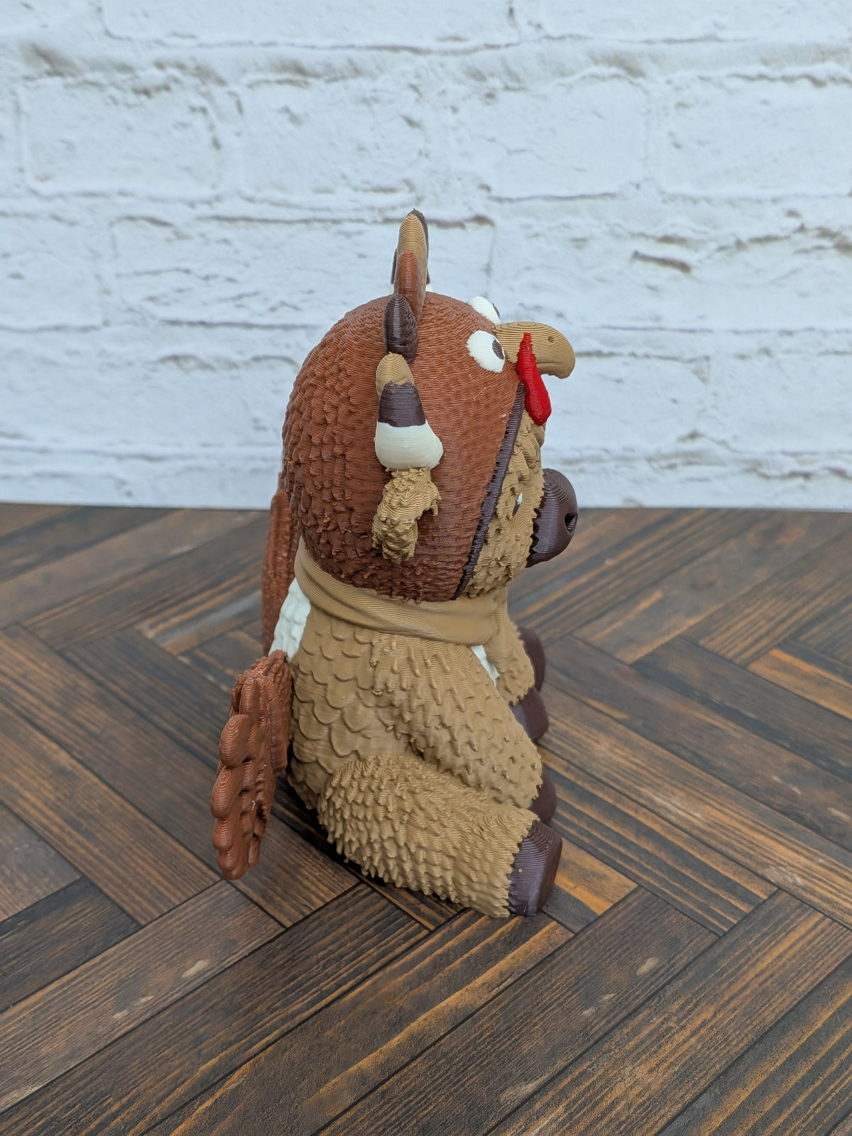 Udderly Thankful Highland Cow Figurines 3D Printed Thanksgiving Turkey & Pumpkin Pie Fall Decor