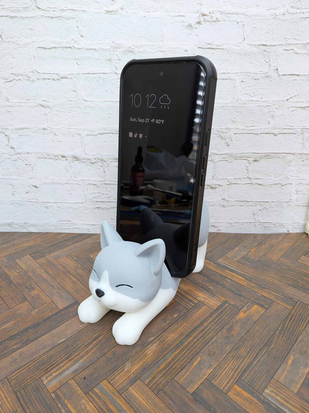 Stretching Kitty Phone Holder Cute Cat Desk Pet Smartphone Cradle XL Fit