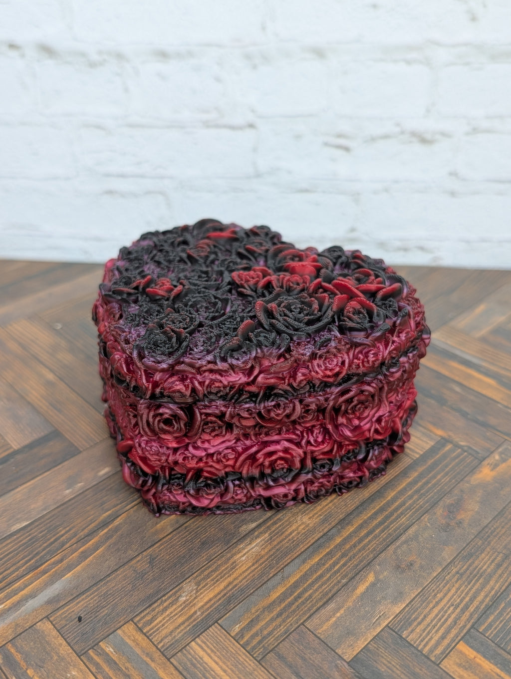 🌹💖 Rose Heart Keepsake Box ✨ 3D Printed Floral Jewelry & Candy Storage 🎁🍭
