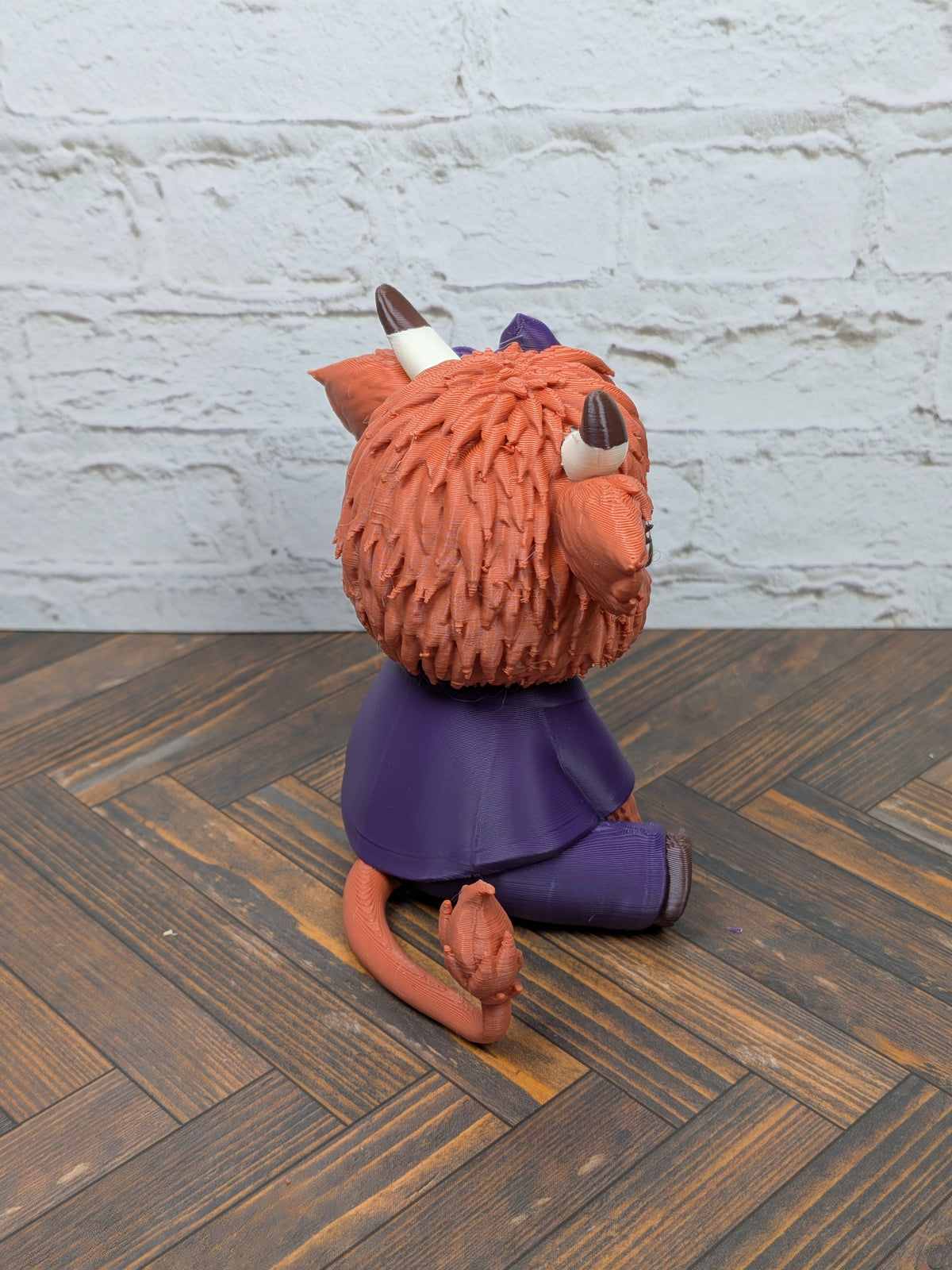 Nurse Highland Cow Figurine 3D Printed Healthcare Scrub Calf Medical Desk Decor Gift