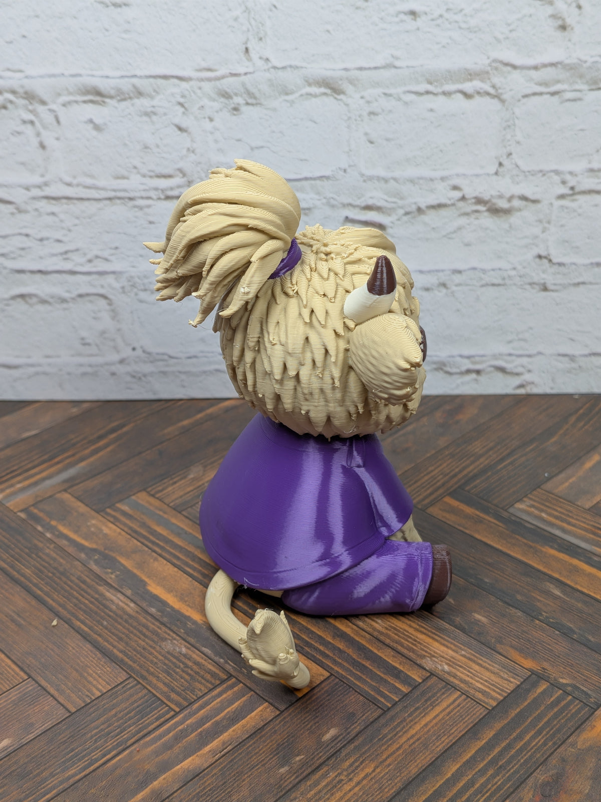 Nurse Highland Cow Figurine 3D Printed Healthcare Scrub Calf Medical Desk Decor Gift