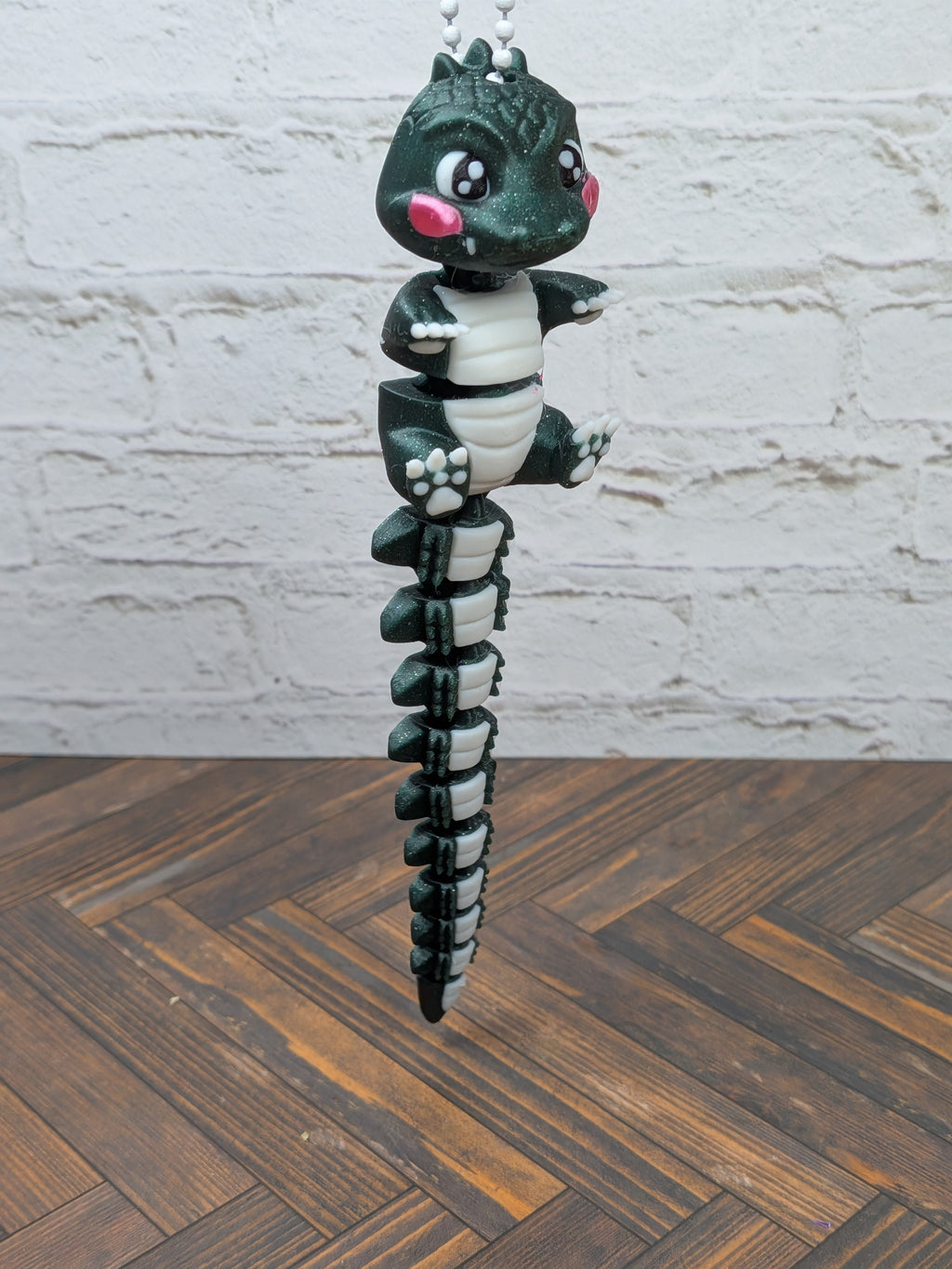 5.5 Inch Flexi Crocodile Keychain Articulated Chibi Alligator Fidget Buddy