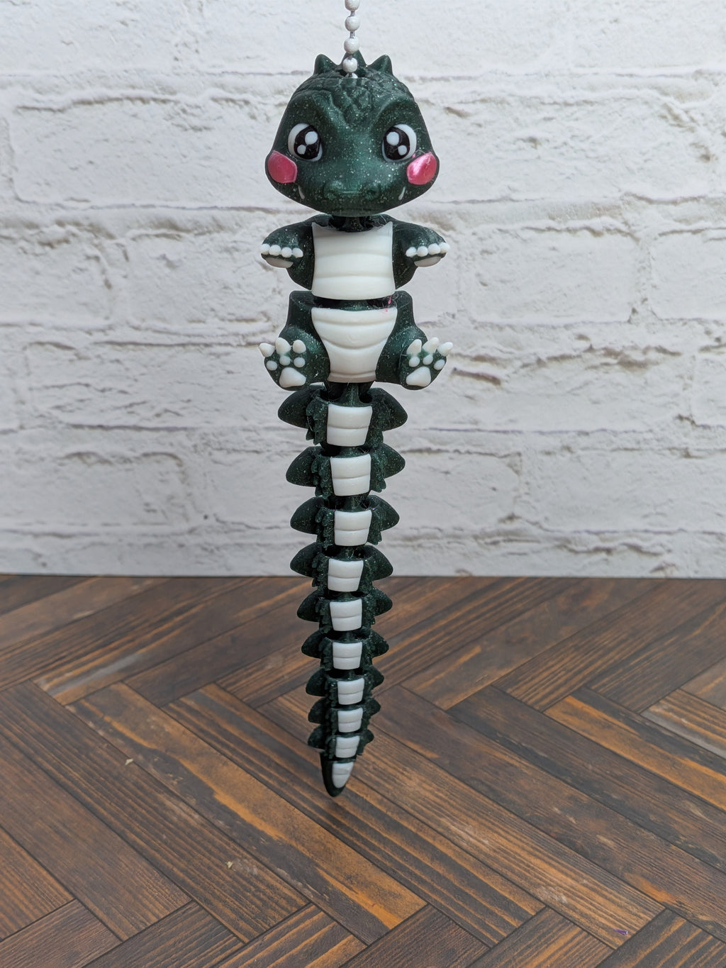 5.5 Inch Flexi Crocodile Keychain Articulated Chibi Alligator Fidget Buddy