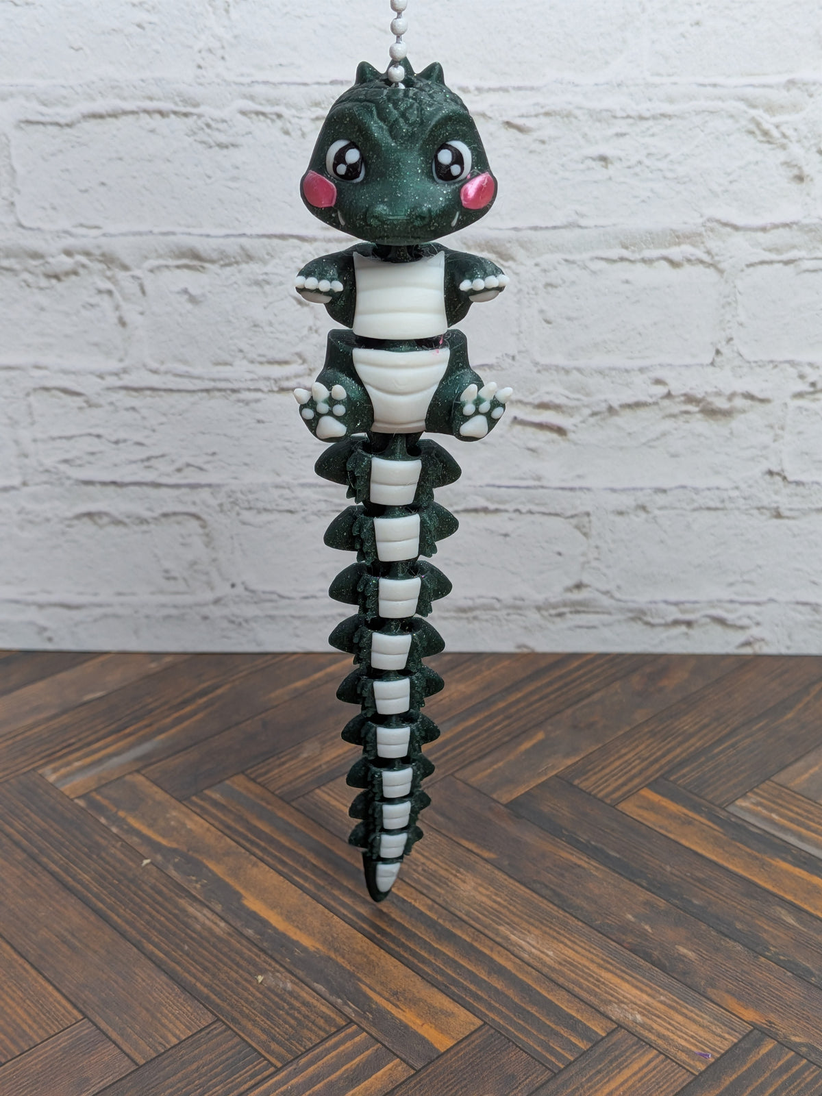 5.5 Inch Flexi Crocodile Keychain Articulated Chibi Alligator Fidget Buddy