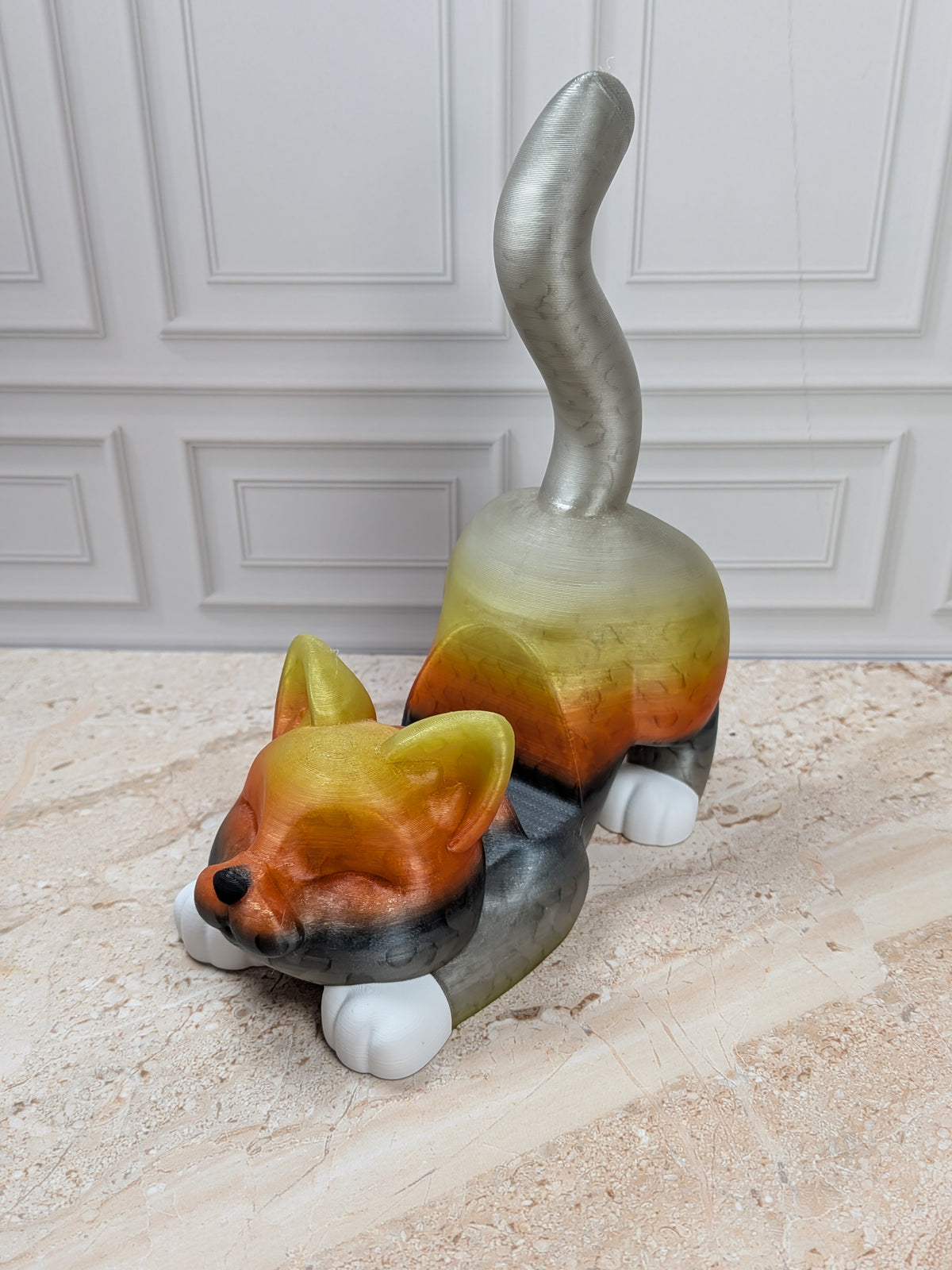 Stretching Kitty Phone Holder Cute Cat Desk Pet Smartphone Cradle XL Fit