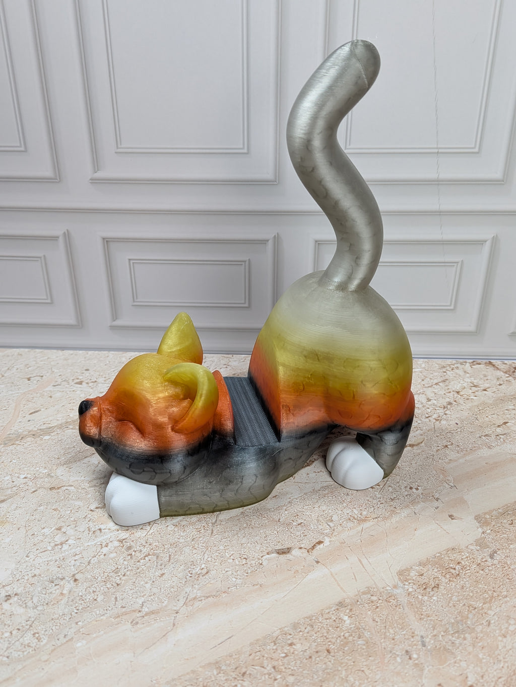Stretching Kitty Phone Holder Cute Cat Desk Pet Smartphone Cradle XL Fit