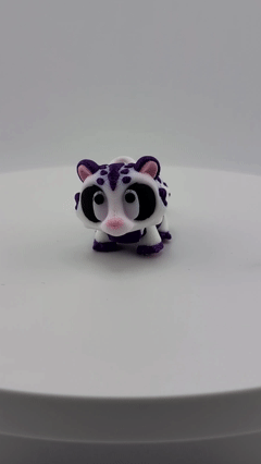 Mini Flexi Tiger Keychain  Fidget Toy for All Ages