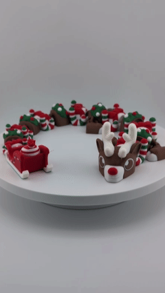 Articulating Reindeer Dragon – 16" 3D Printed Holiday Beast