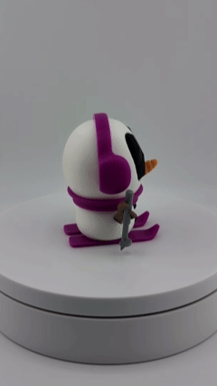 Snowblob on Skis – Winter Decor (3.25" Tall)