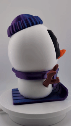 Snowblob on a Sled – Oversized Winter Decor (7.5" Tall)