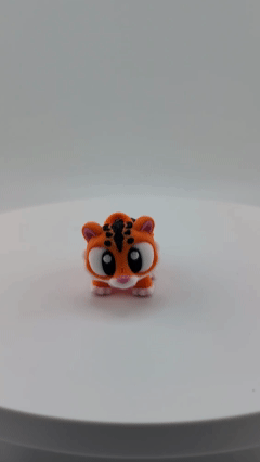 Mini Flexi Tiger Keychain  Fidget Toy for All Ages