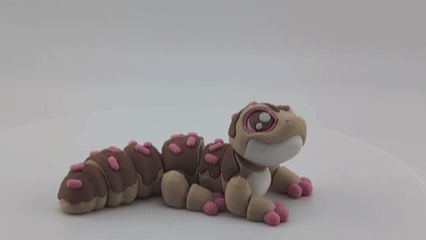 Flexi Leopard Gecko – Sprinkle Donut Edition