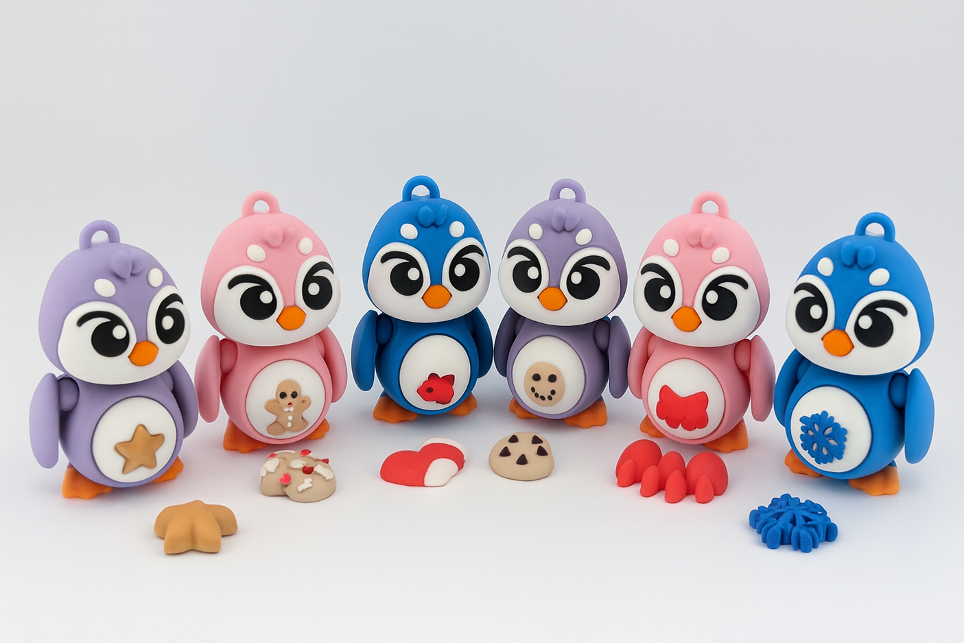 Waddle into fun with our Penguin Clicker Keychains!