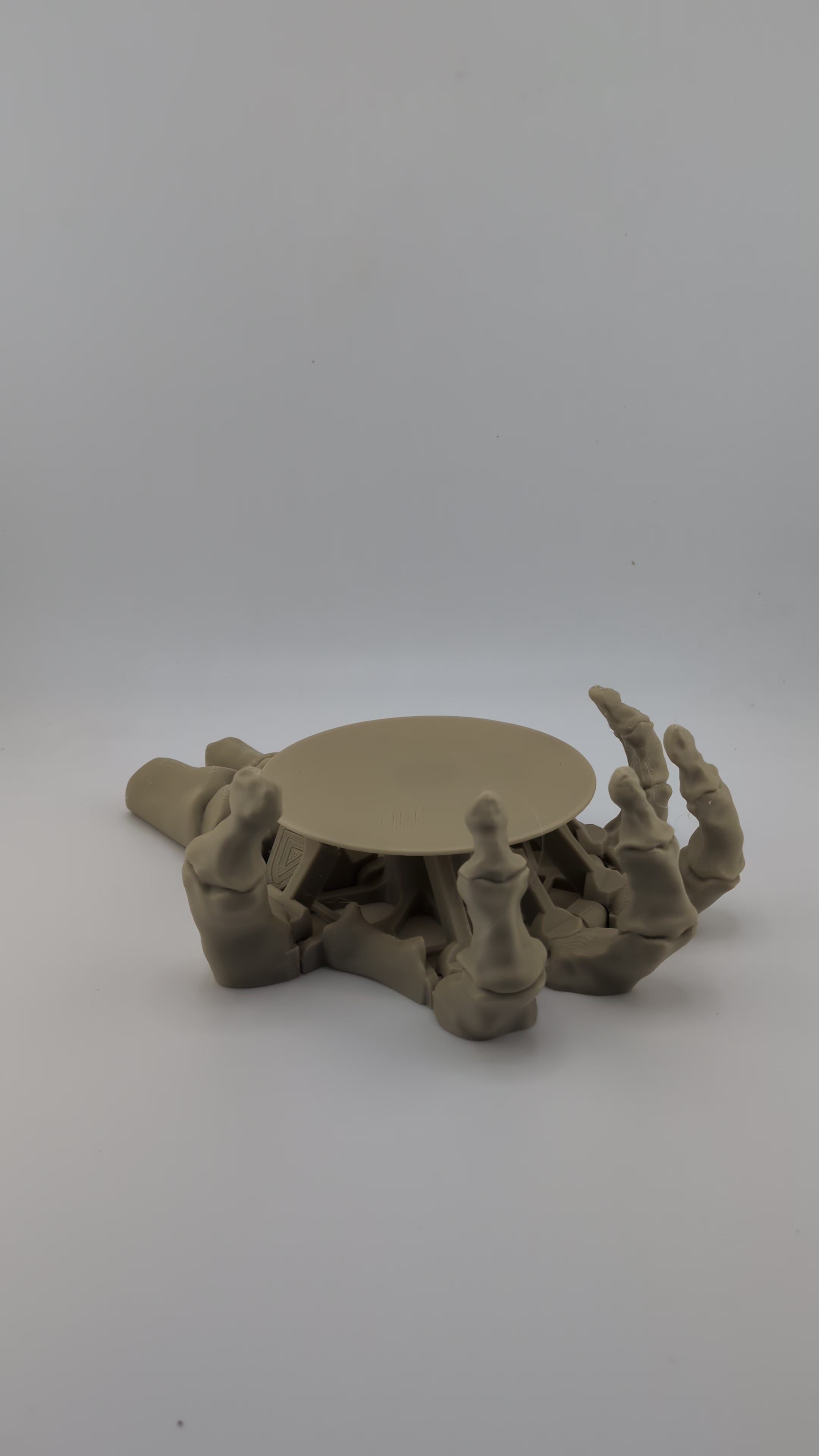 Skeleton Hand Self-Adjusting Coaster Kinetic Halloween Drink Holder