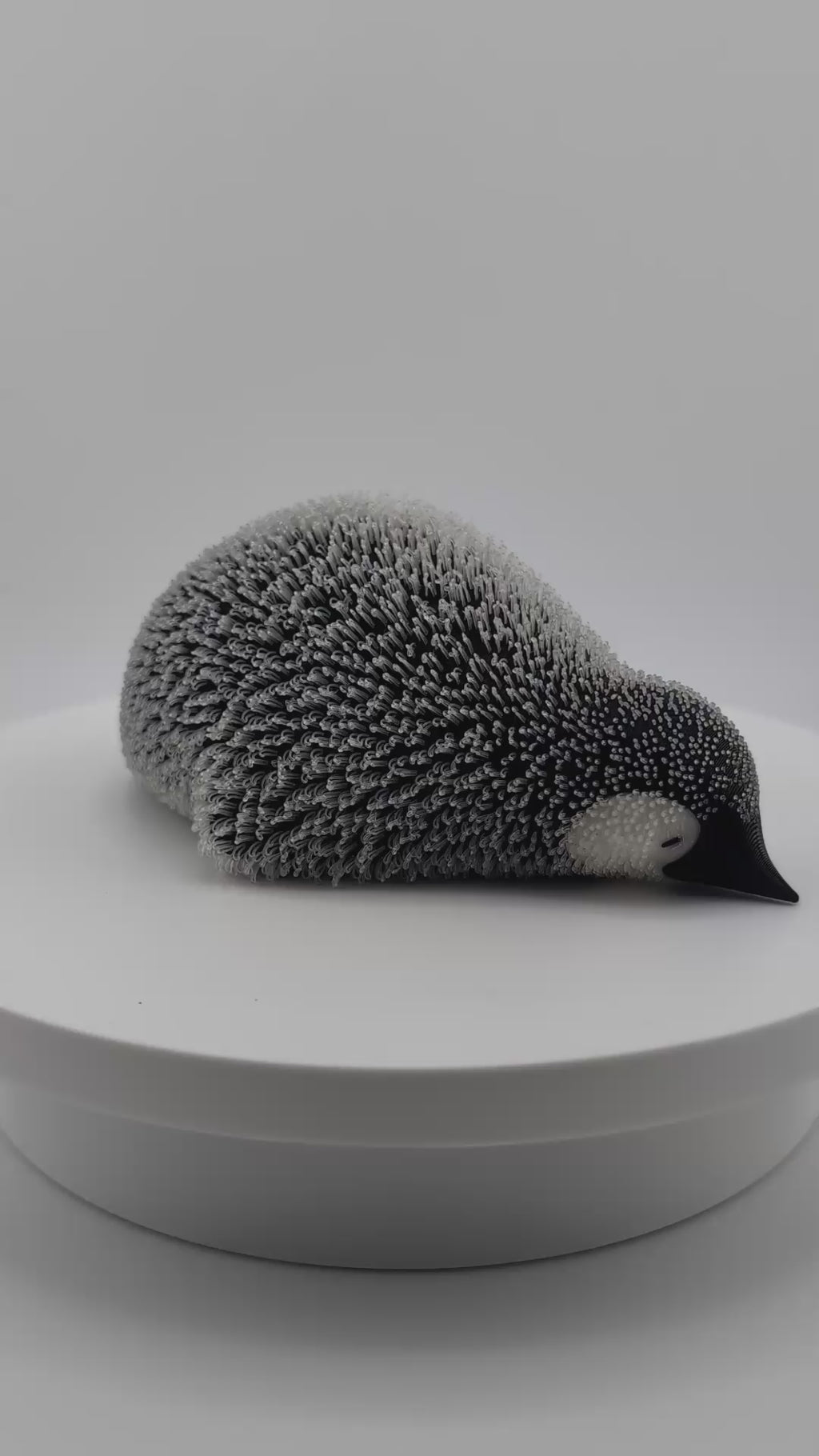 Lying Fluffy Little Penguin – UV Reactive Winter Decor
