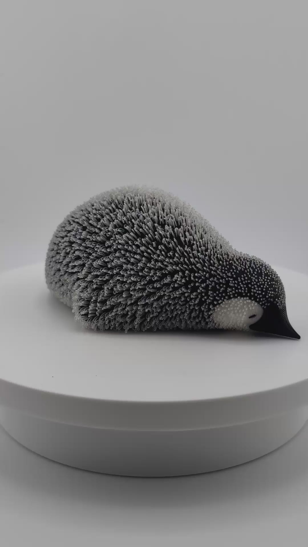 Lying Fluffy Little Penguin – UV Reactive Winter Decor