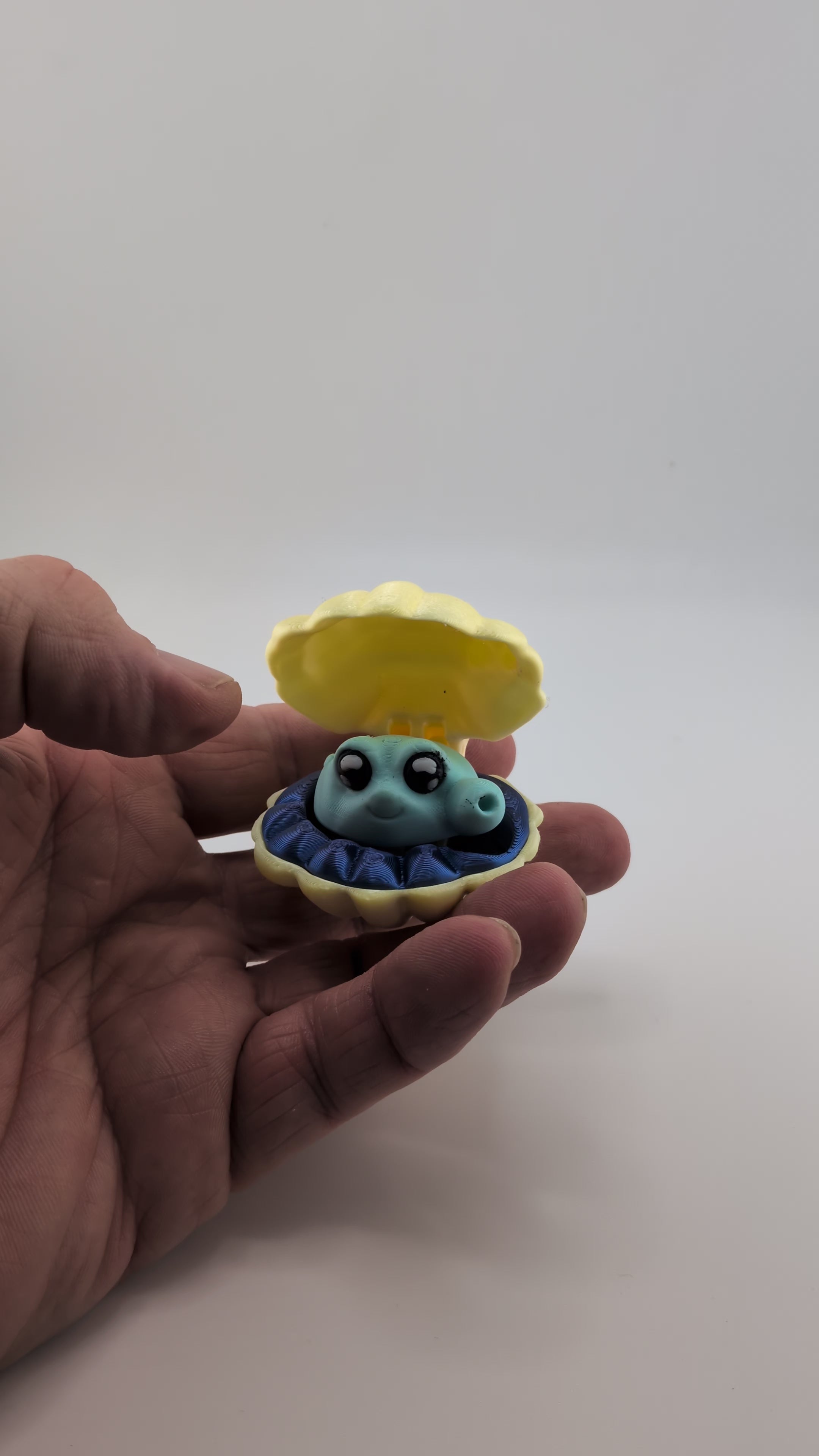 Oyster Clam Fidget Clicker Mechanical Keyboard Switch Tactile Toy