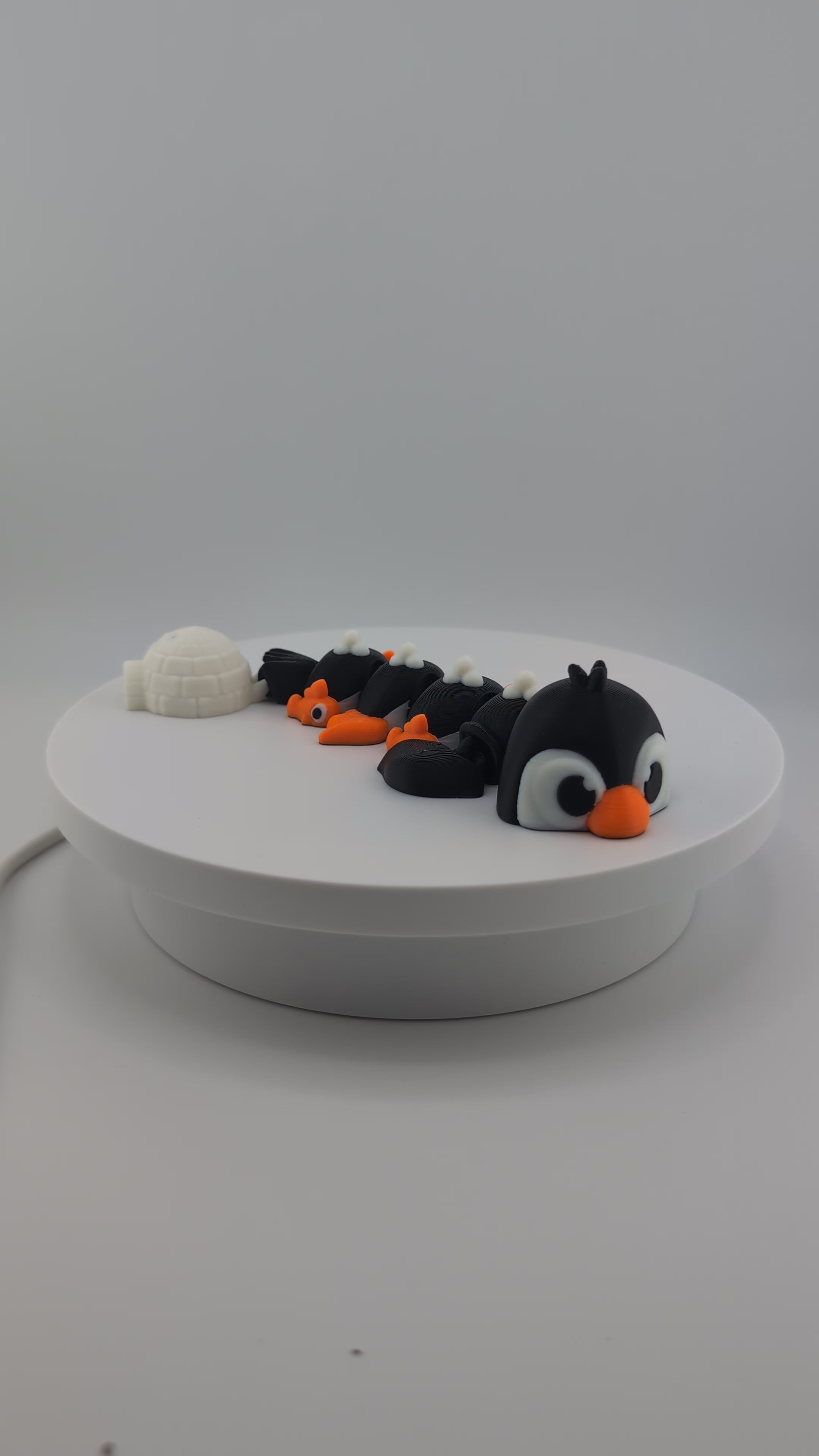 Penguin Flexi Mini Dragon – 6.5" Articulated 3D Printed Toy