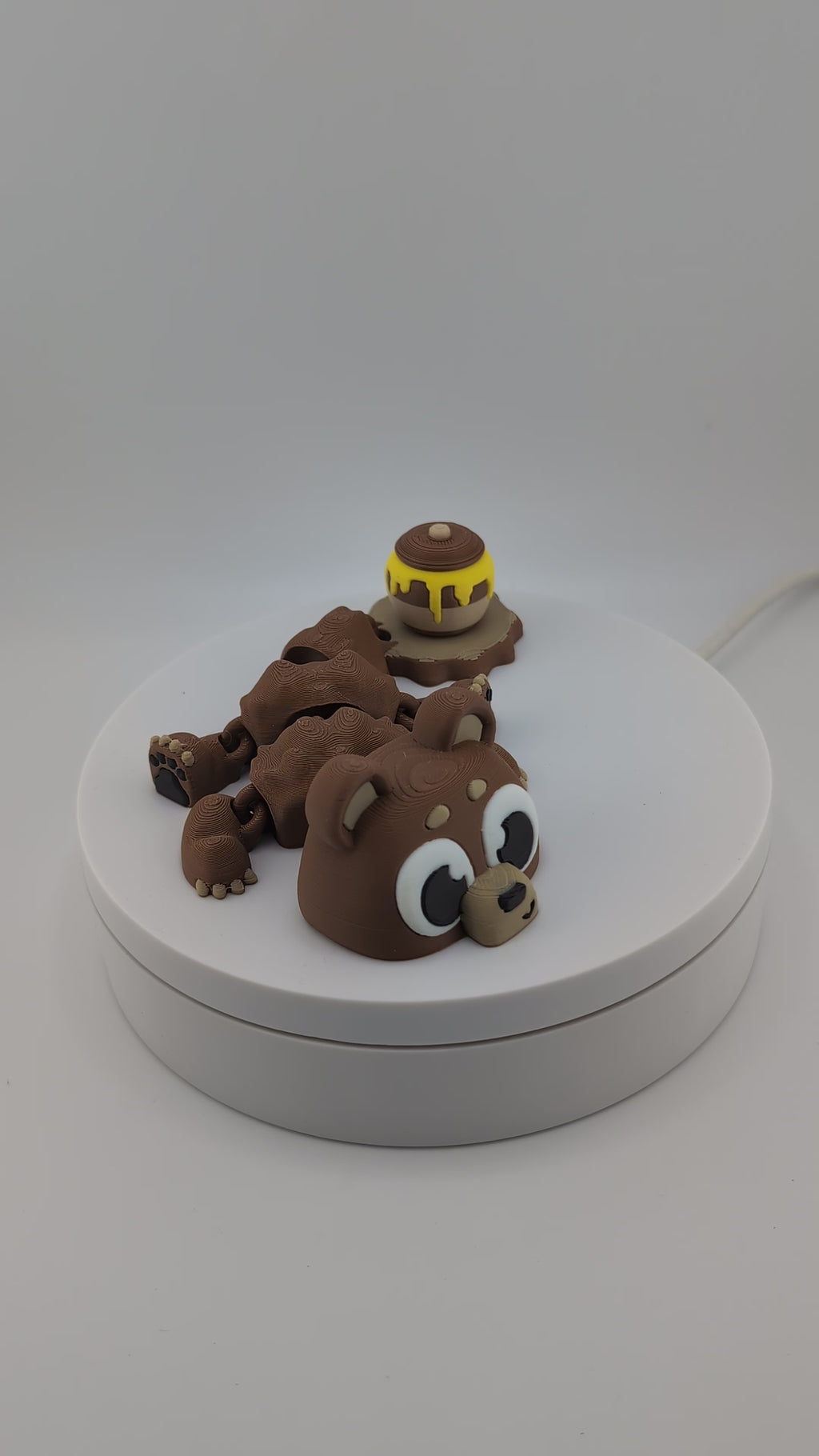 Bear-Inspired Mini Dragon – 5.88" PLA Toy