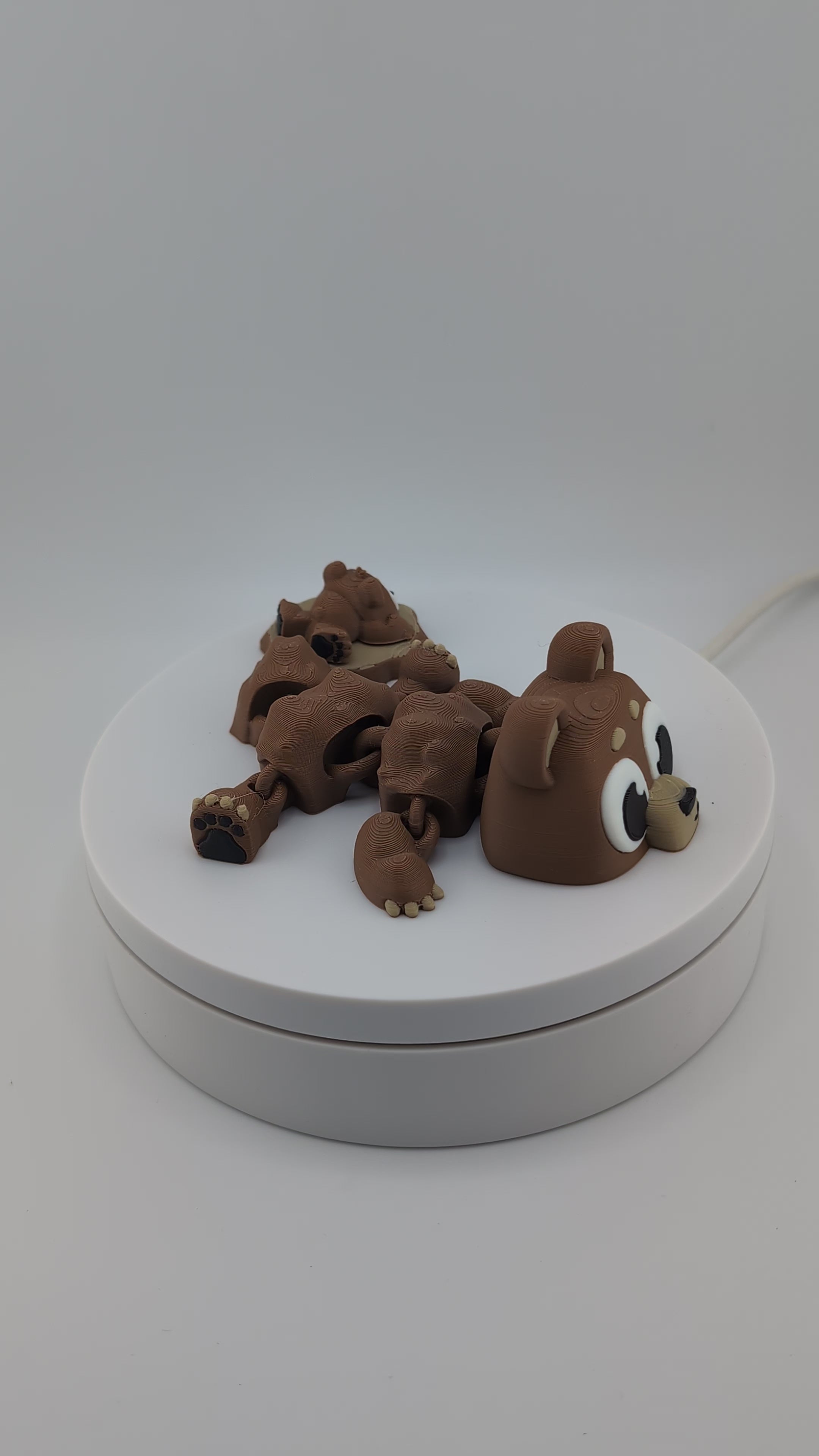 Bear-Inspired Mini Dragon – 5.88" PLA Toy