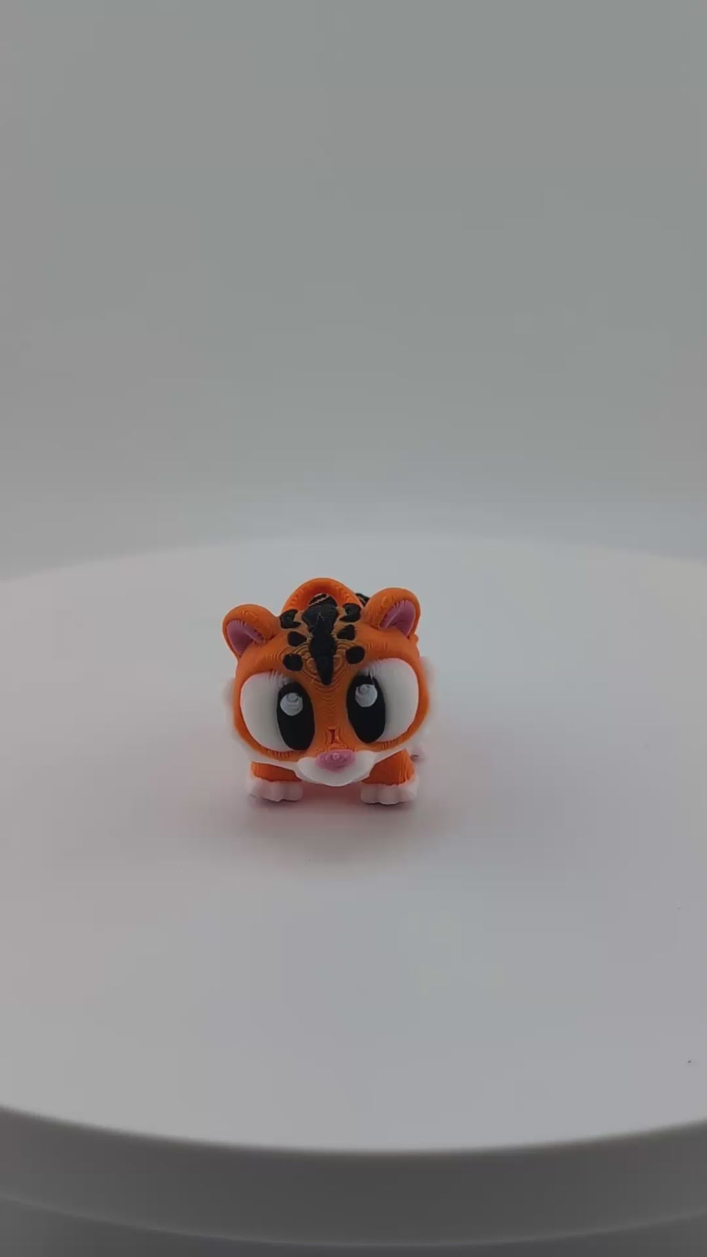 Mini Flexi Tiger Keychain  Fidget Toy for All Ages